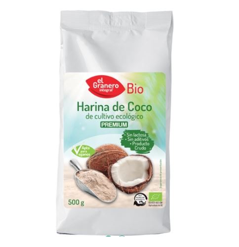 Imagen de Harina de coco ecológico premium 500 gr El Granero Bio