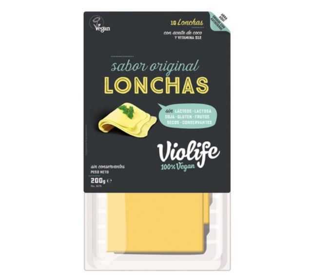 Queso en lonchas 200 g de Violife 100% vegano